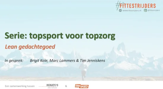 Inspiratie talk 'Topsport voor topzorg'